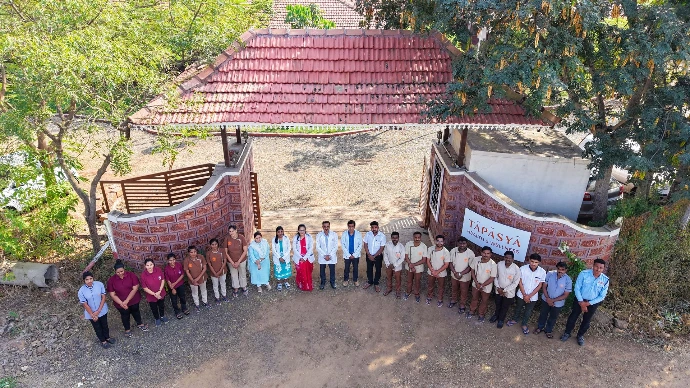 Aerial view of Tapasya Health & Wellness facility