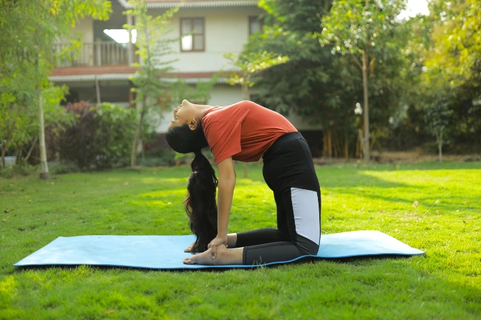 Yoga session at Tapasya Health & Wellness